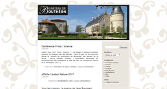 Desktop Screenshot of blog.chateau-boutheon.com